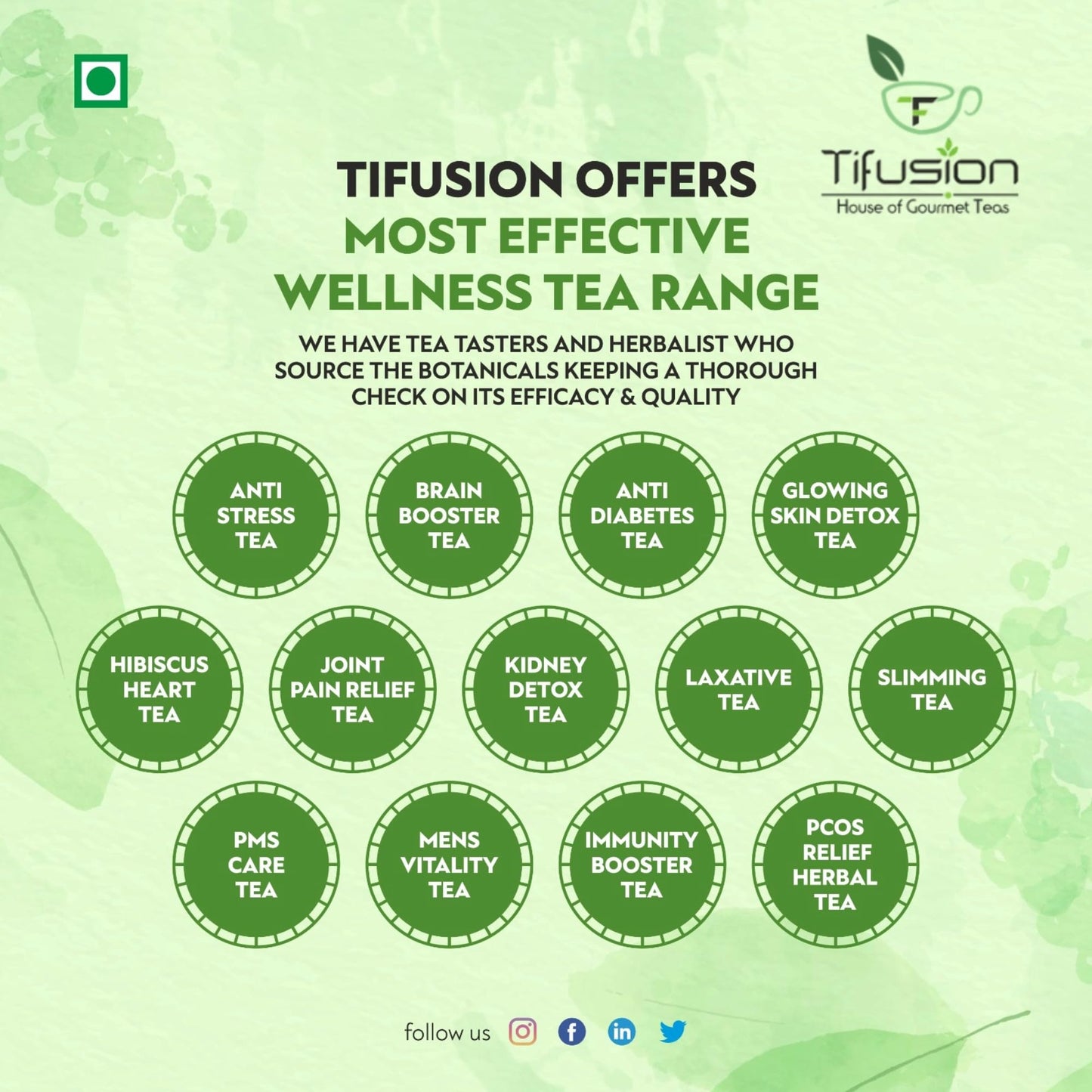 Tifusion Glowing Skin Tea for Healthy Hair & Glowing Skin| Whole Loose leaves Tea Iced Antioxidant Acne Herbal Cooler For Antiageing Blemish Control Wrinkles Pimples 20 Tea Bags (20 Serving Cups)