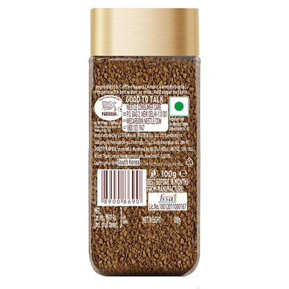 Nescafe Gold Instant Decaf Coffee Powder | Premium Imported Coffee | Freeze Dried | Rich & Smooth Taste | 100gm Jar