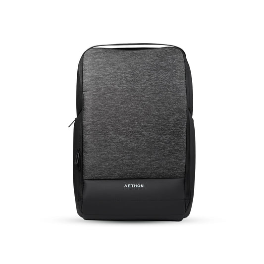 AETHON | Infusion 15.6-inch Laptop Backpack | Water-Resistant with Multiple Pockets for Office, Travel | Shoulder Bag Made with Lightweight, Durable PE Material (Grey)