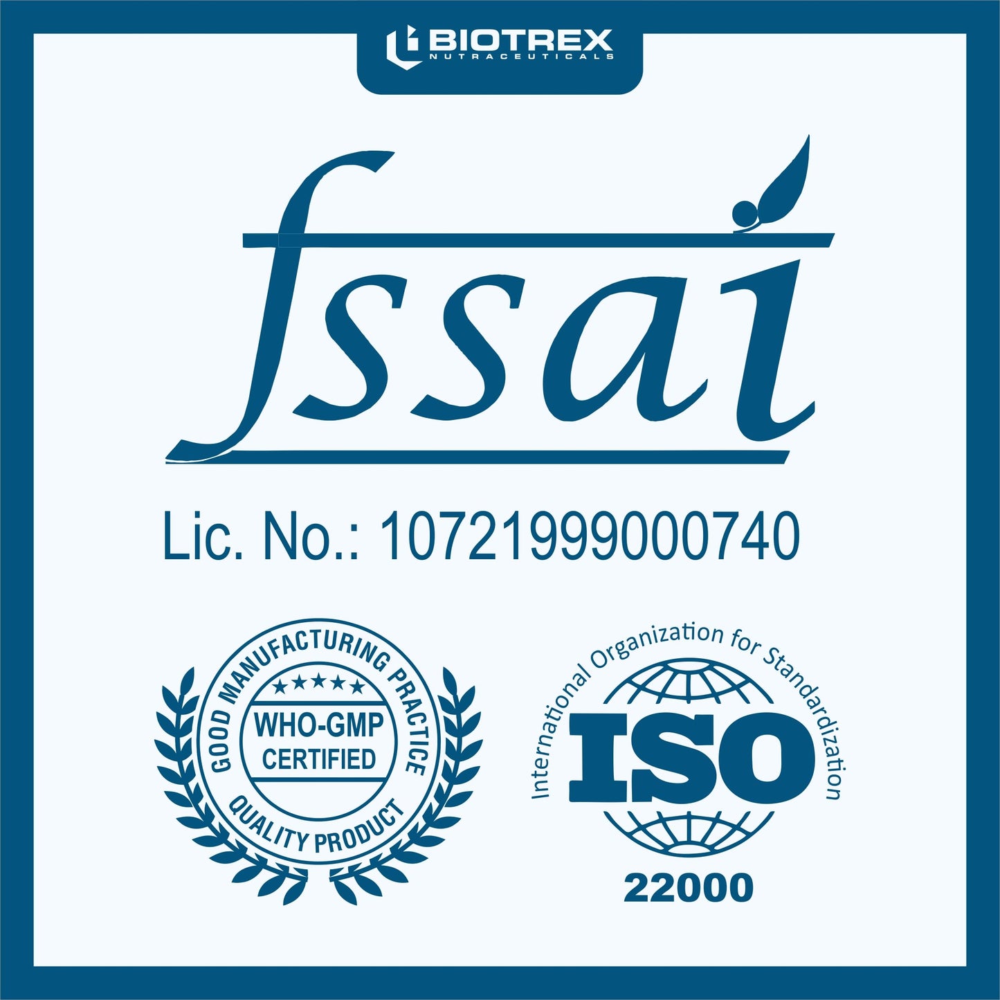 Biotrex Nutraceuticals NMN 500 Supplement, 99% High Purity, NAD Booster, Healthy Energy Levels & Skin Health - 30 Vegetarian Capsules