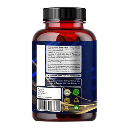 Humming Herbs Resveratrol Supplement 1200mg – 5-in-1 Formula with Quercetin, Fisetin, Spermidine & Vitamin D3 – 90 Capsules