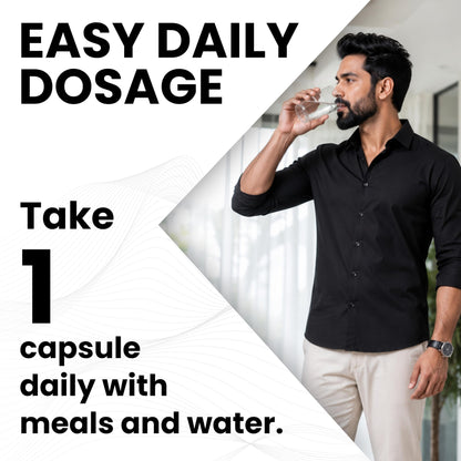 Raskam Black Garlic Capsules, Natural Superfood, 60 Veg Capsules, Improves Heart Health, Boosts Immune System