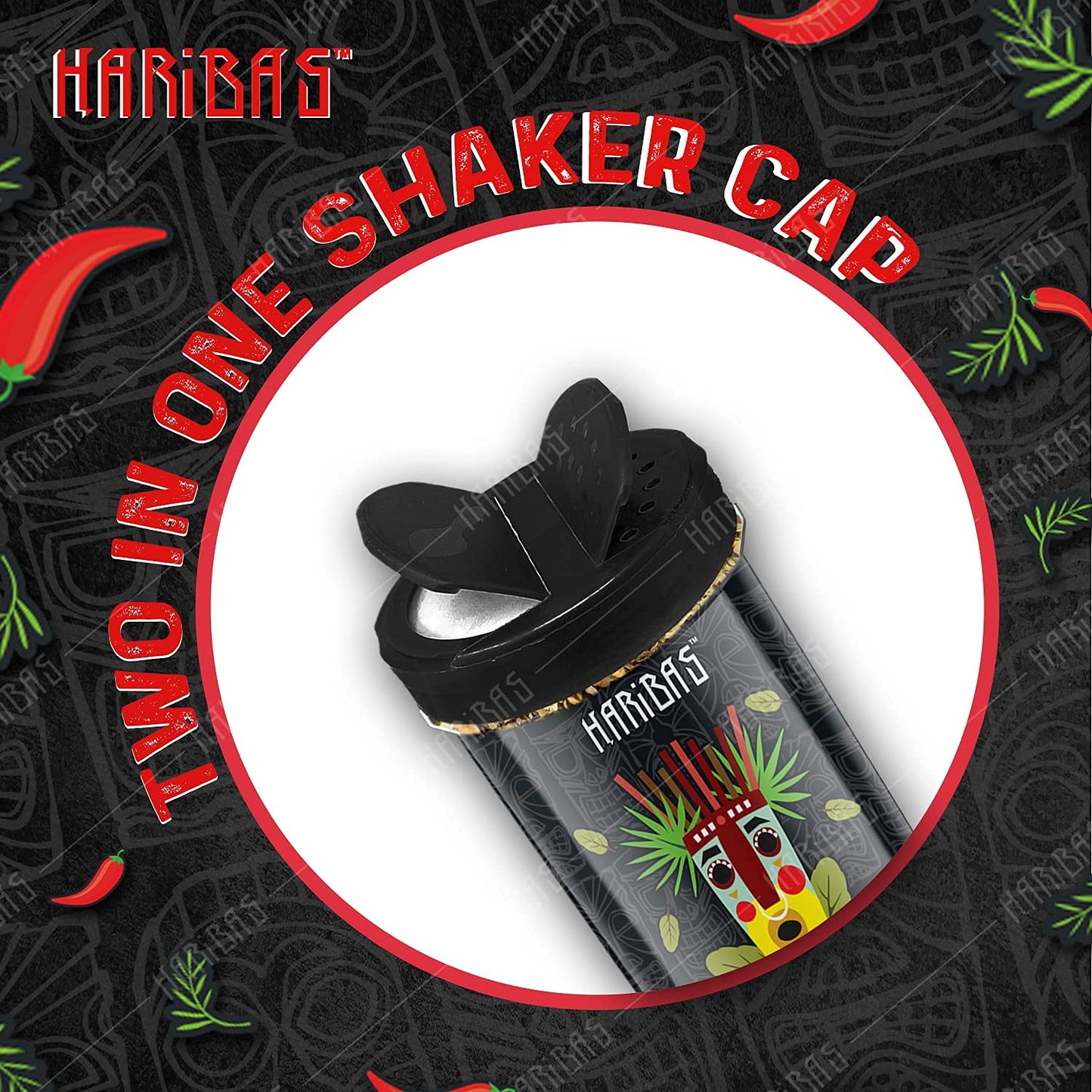 HARIBAS Dry Oregano Flakes Seasonings 100grms, Aromatic Spicy Dried Pizza Pasta Seasoning