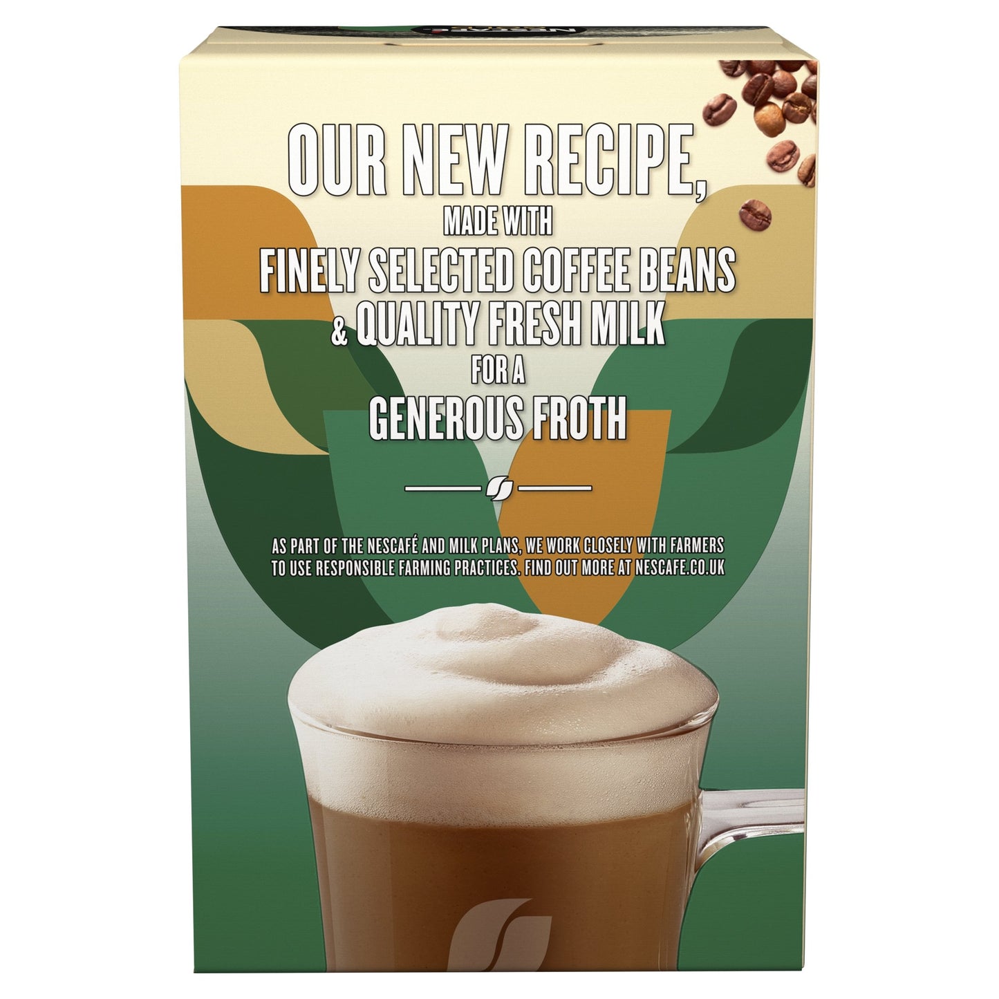 Nescafe Cafe Menu Latte Irish Cream, 22G (Pack of 8) - Ground, Box, 22 Gm