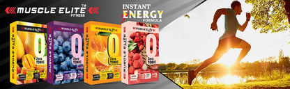 MUSCLE ELITE FITNESS Zero Tonic Instant Energy Drink Pre-Workout Electrolyte Energy Drink BCAA, Monohydrate and L-Glutamine Sports Supplement | 825mg Electrolytes [32 Servings] X1 Orange