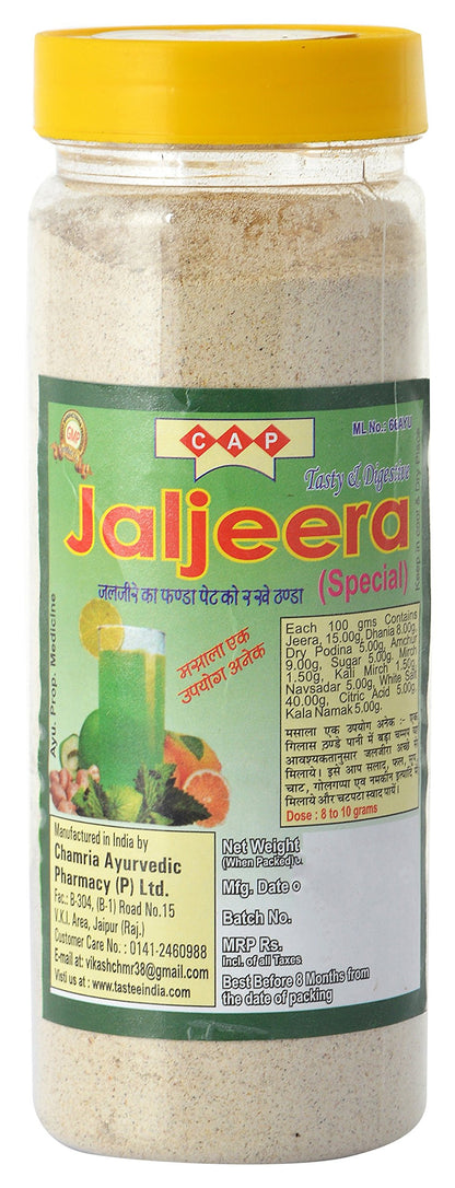 cap Jaljeera Powder Healthy Appetizing Pachak Tasty Churan - 190 Grams