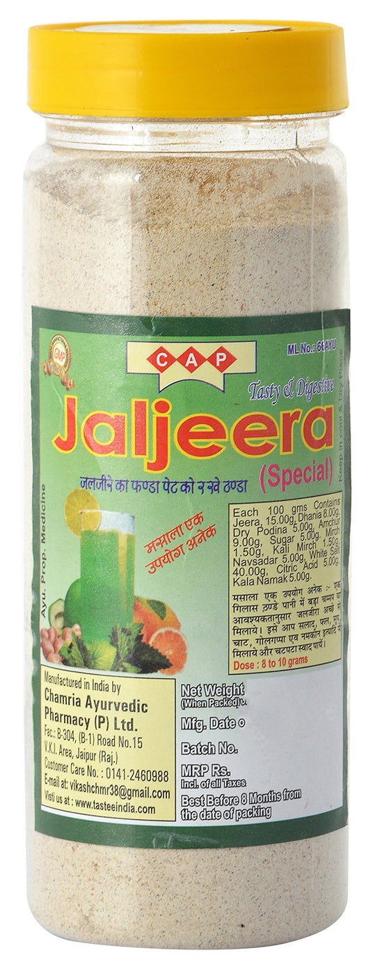 cap Jaljeera Powder Healthy Appetizing Pachak Tasty Churan - 190 Grams