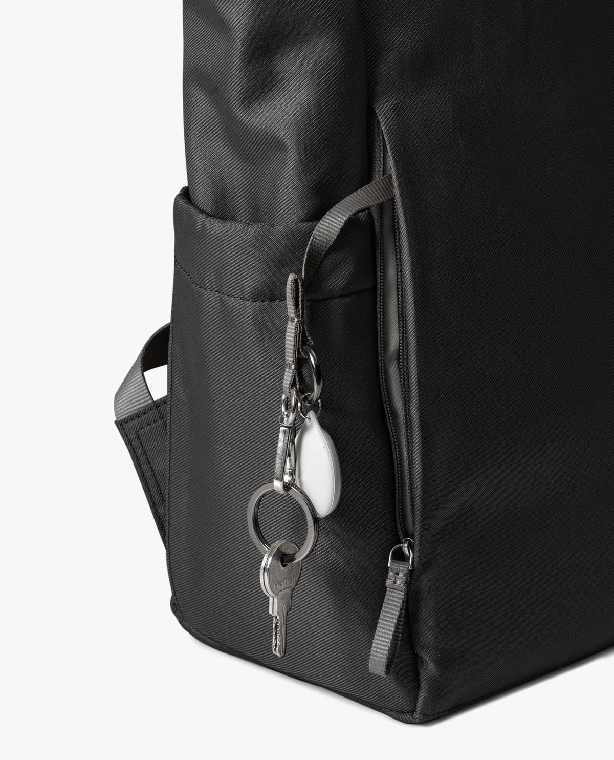 DailyObjects Space Black Miles Roll Top Backpack (17L) for Office & Daily Use| 100% Recycled | Shoulder Travel Bag | Fit any Laptop Upto 14 Inch | Multifunctional Adjustable Straps & G-Hook closure