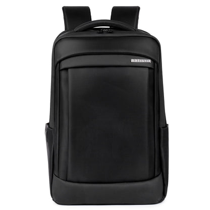 Artistix TechEssence Premium Business Backpack 28 L Office Travel Laptop Bag with 15.6 Inch Laptop Compartment Multiple Pockets Comfortable and Padded Backpack, Black