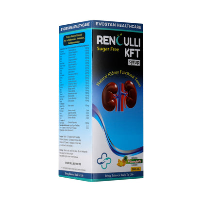 Evostan Healthcare Renculli KFT Syrup, Pineapple Flavour, 200 ml
