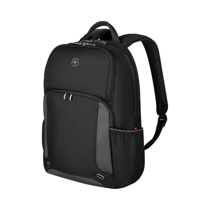 WENGER, New Essentials 2023, XE Tryal Backpack, 15.6 inches Laptop Pocket (23 liters), 44 cm, Recycled Polyester PVC, Black, 612735, Travel Bag with Tablet Pocket | Swiss Designed