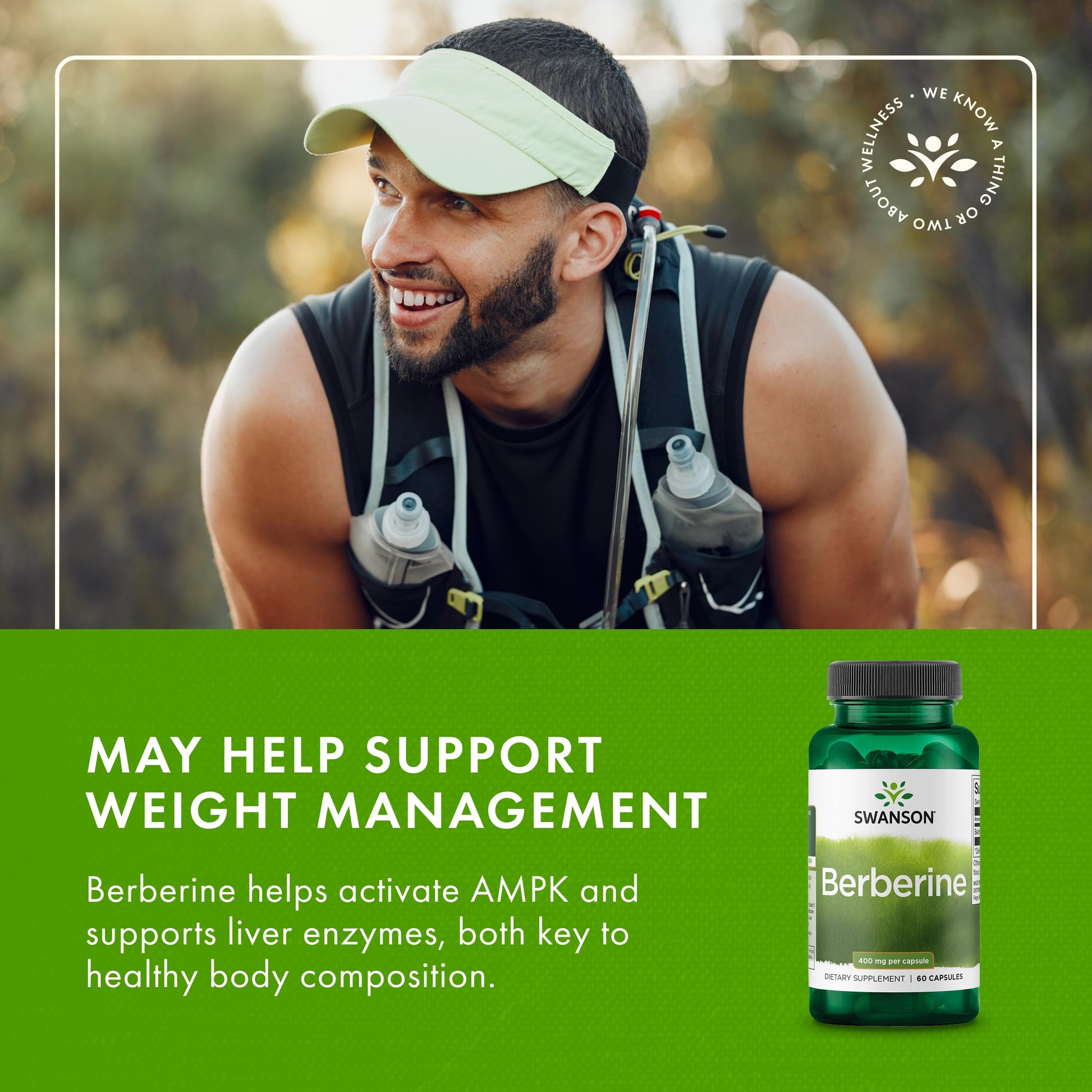 Swanson Berberine 400 Mg 60 Capsules- image 3