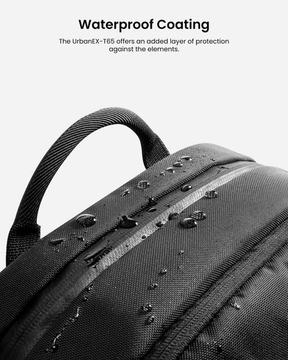UrbanEX-T65 Laptop Backpack Black 15.6 Inch/20L