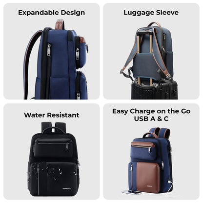 ONNIRICO Summit Ascent 3-in-1 Laptop Backpack for Men, 21.6L Convertibl- image 5