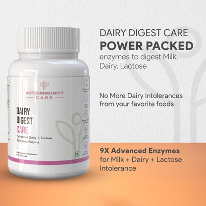 Autoimmunity care Dairy Digest Care | 9X Advanced Enzymes for Milk + Da- image 8