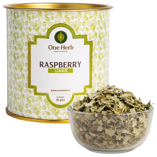 One Herb - Raspberry Leaves 40g | Rubus idaeus | Herbal Infusion Tea | Traditionally Used for Women’s Wellness & Daily Balance | Caffeine Free Loose Leaf Herbal Tea