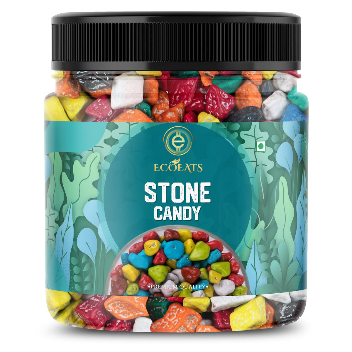 Ecoeats Chocolate Stone Candy | Fun & Colorful Candy-Coated Chocolates | Crunchy, Sweet & Irresistible Treat | Ideal for Gifting, Party Favors & Snacking(100gm)