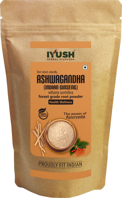 IYUSH Herbal Ayurveda Ashwagandha Powder – 900gm | Aswagandhada Powder | Asvagan
