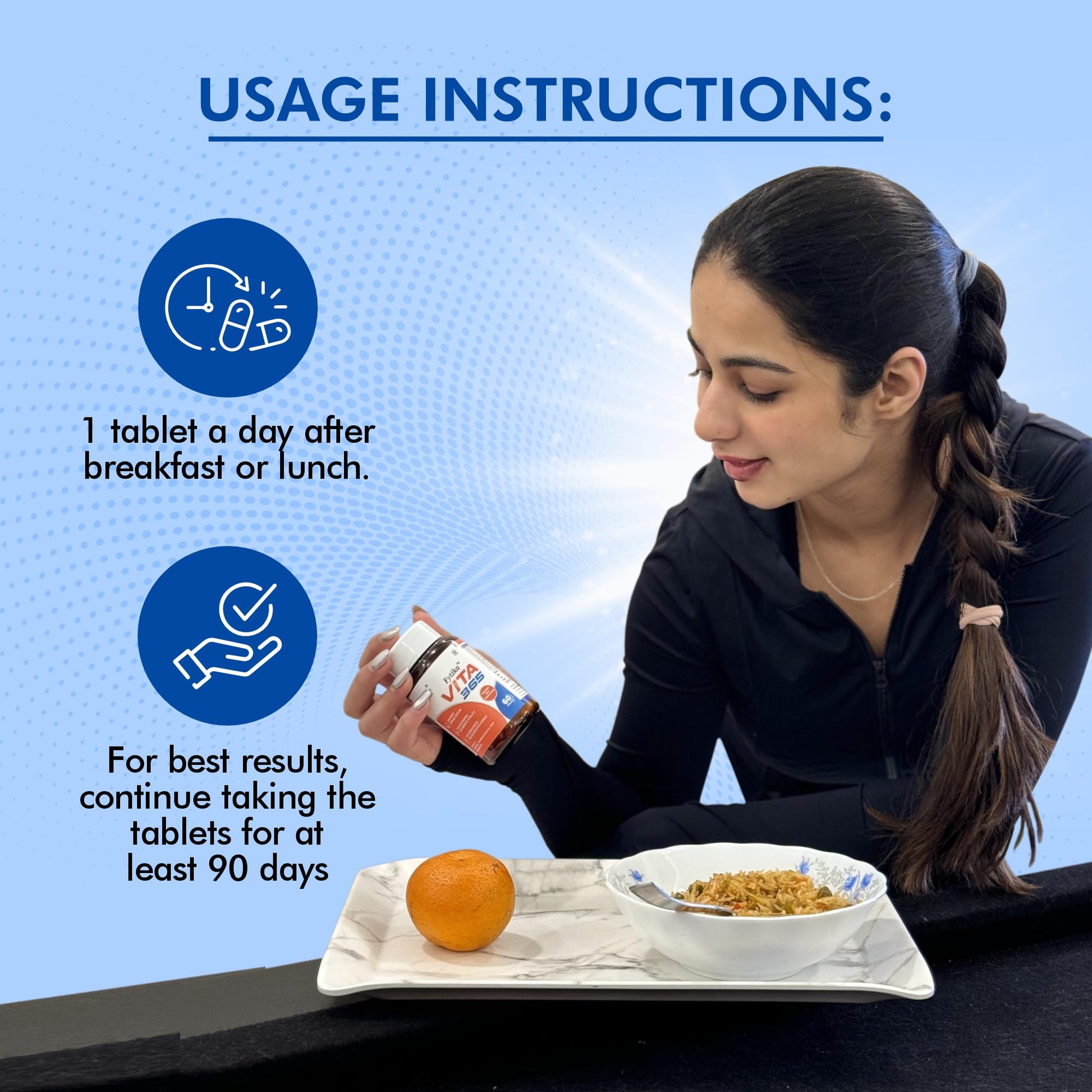 Fytika Vita 365-120 Tabs (Pack of 2) | Multivitamin Tablet for Men & Wo- image 4