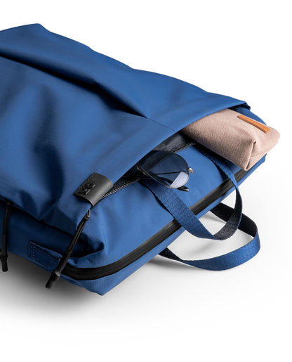 DailyObjects Water Resistant Pivot Workpack Bag (19L) for Men & Women|Fits 13/14/15.6 inch Laptop/Macbook Pro/Air|Lightweight| Backpack |Office/Daily Use/Travel|Multi Pocket|Padded Strap (Blue)