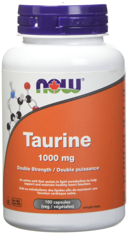 Now Foods Taurine 1000Mg 100Vcap