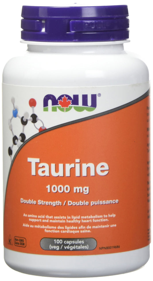 Now Foods Taurine 1000Mg 100Vcap