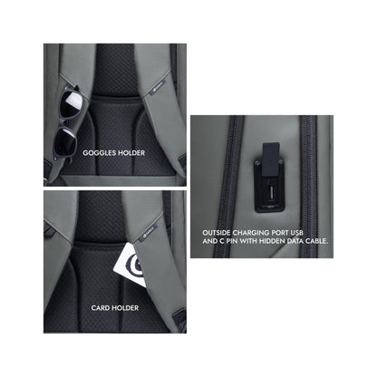 Gang's Laptop Bag | 22L | Backpack Bag, Anti Theft Backpack with USB Ch- image 3