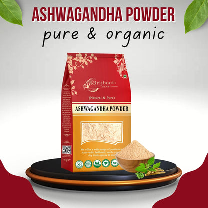 BIRJU MAHAVIR 400 Gr Ashwagandha Root Powder - Withania Somnifera, Natu- image 5