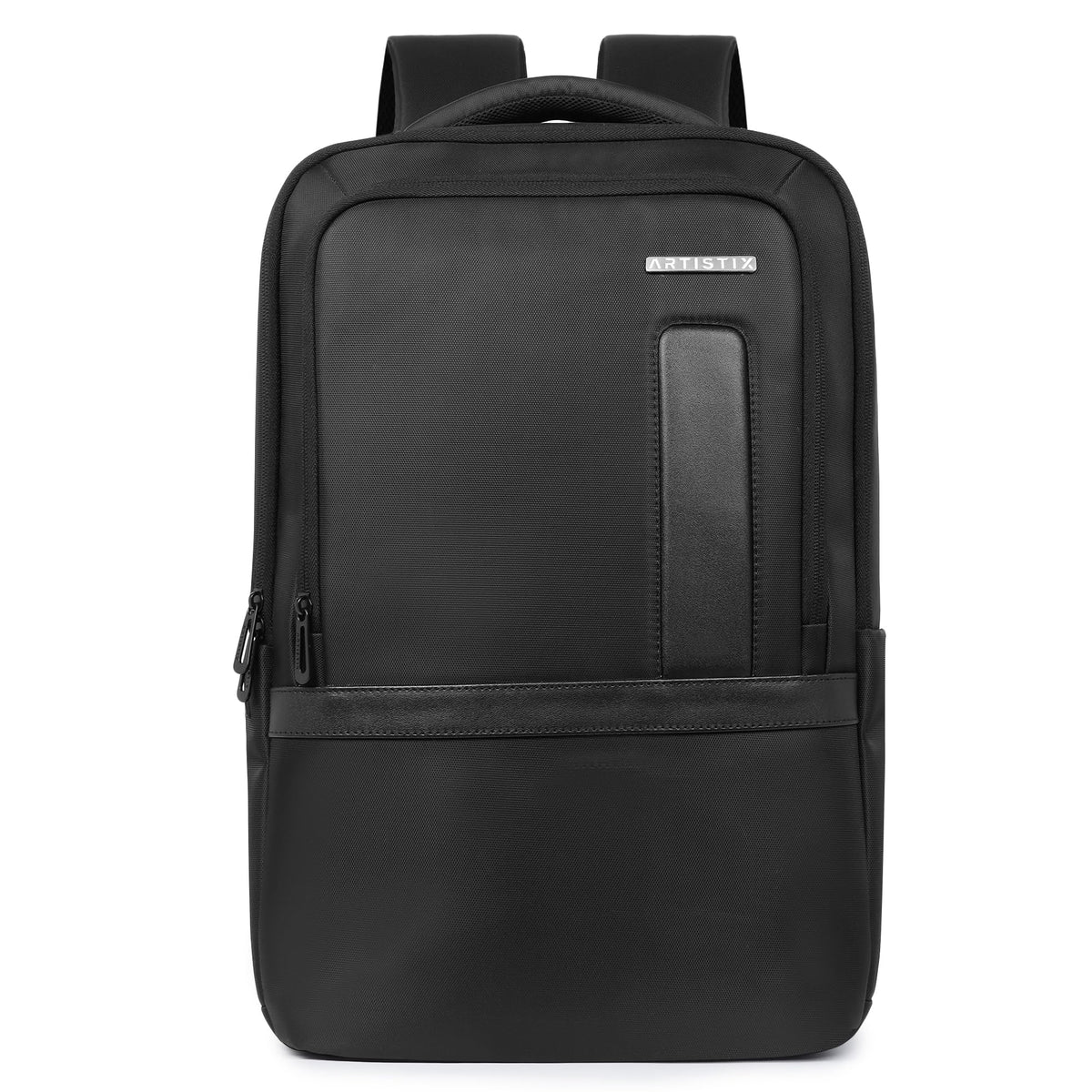 Artistix TechPort Business Backpack For Men 27 L Office Travel Backpack with 16 inch Laptop Compartment Heavy Duty Water-resistant Material Laptop Bag, Black