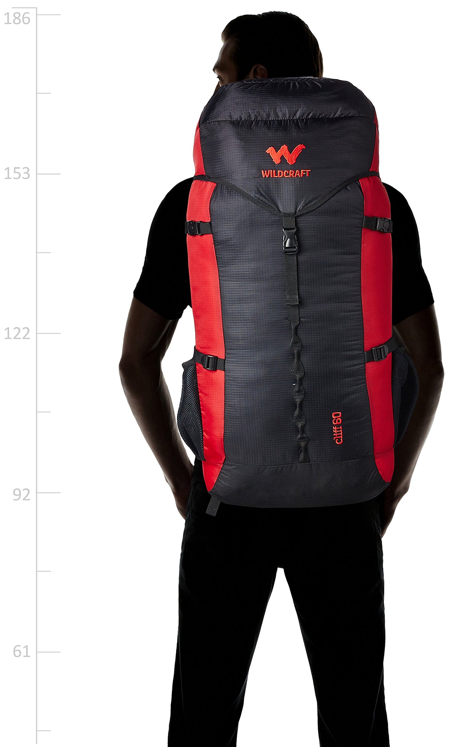 Wildcraft 60 Ltrs Red Rucksack (8903338073826)