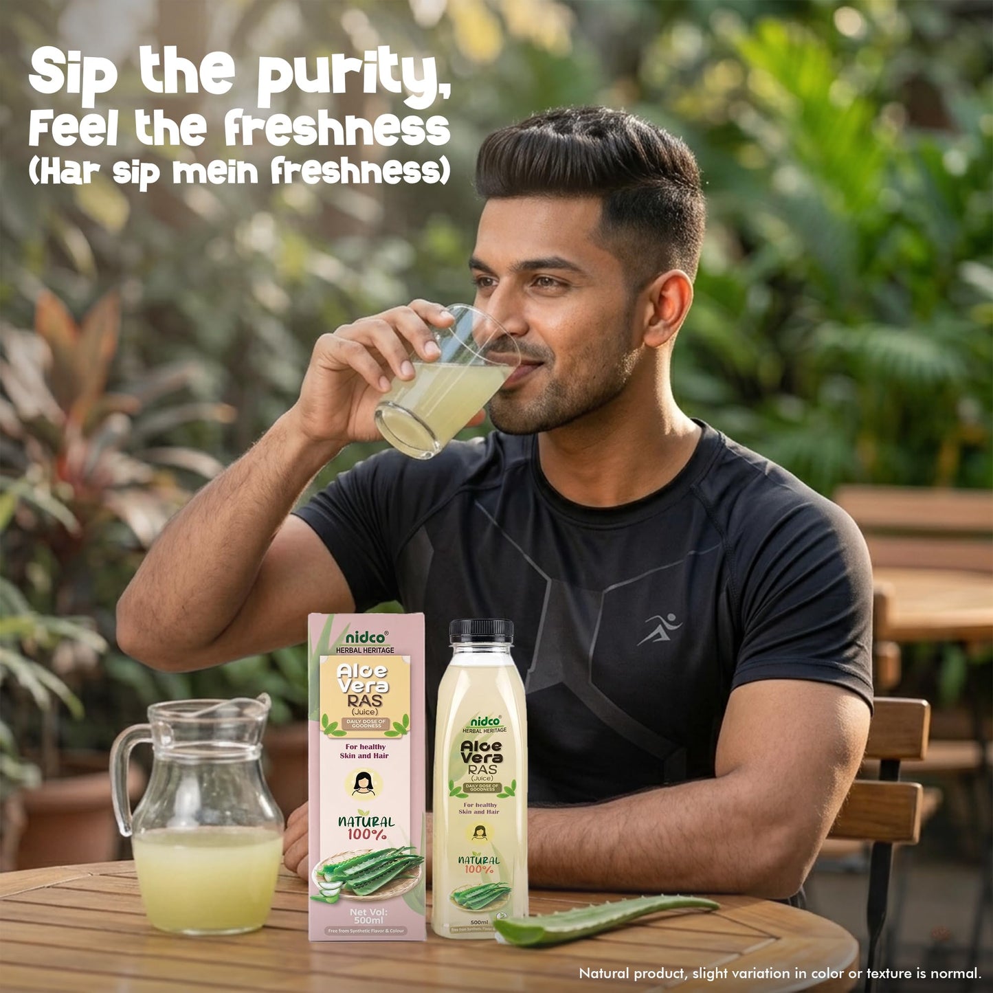 NIDCO Herbal Heritage Aloe Vera Juice with Pulp 500 ml