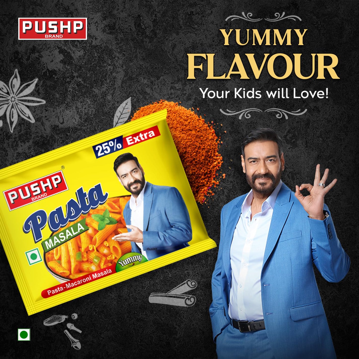 Pushp Brand Pasta masala (pack of 40)