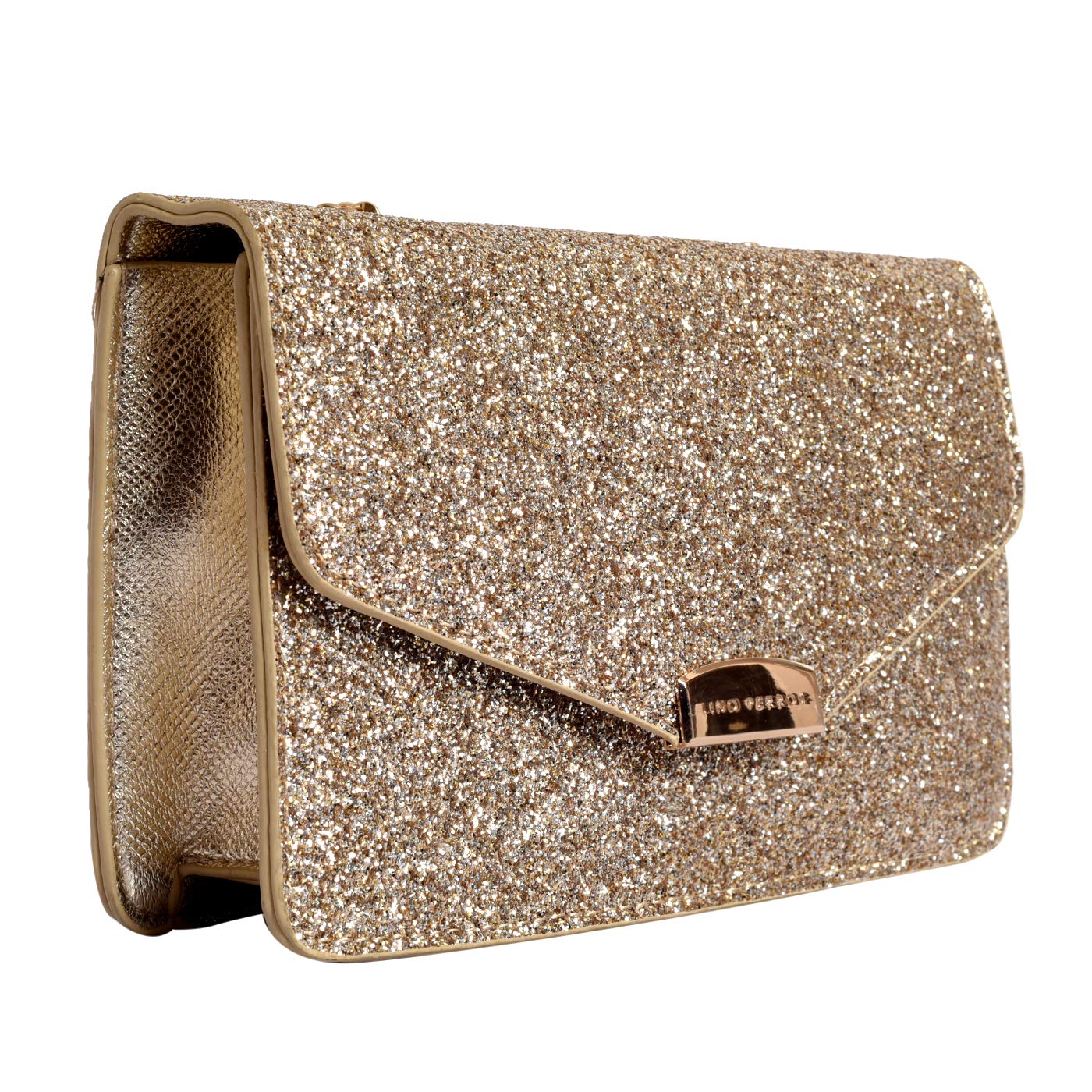 Lino Perros Women Golden Sling Bag