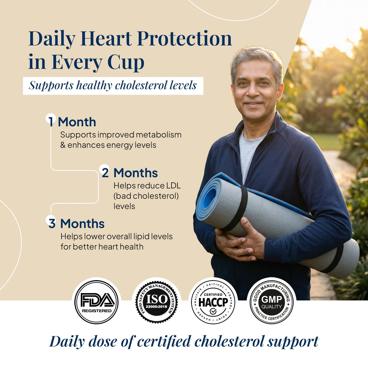 Maadico Cholesterol Care Tea, 100 Gms | Natural Ayurvedic Herbal Blend for Heart Health, Detox & Daily Wellness | Health & Liver Support | No Added Sugar & Artificial Flavours