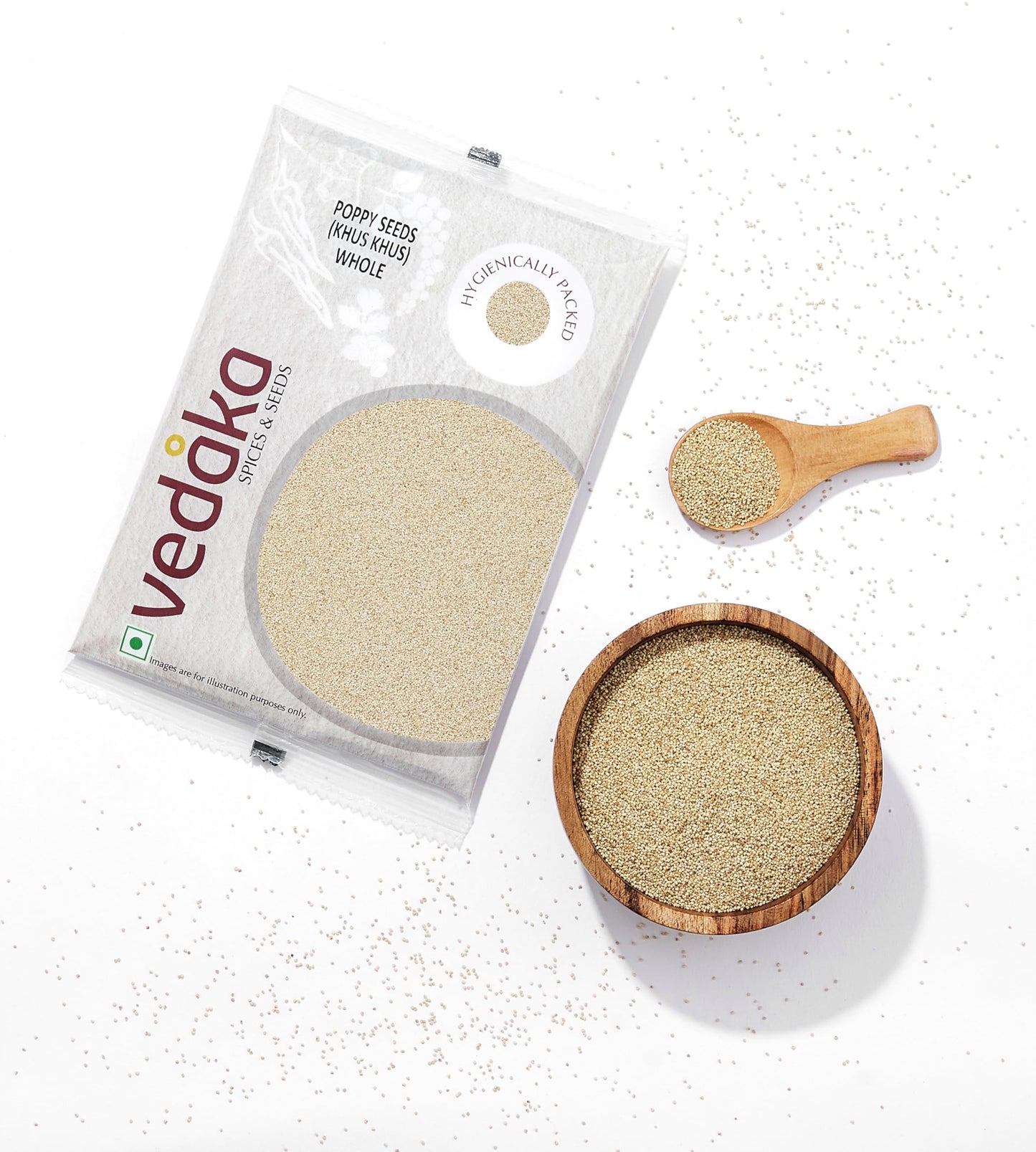 Amazon Brand - Vedaka Poppy Seeds (Khus Khus), 100g