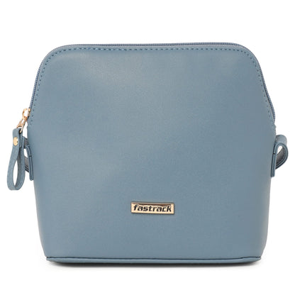 Fastrack Women’s Modern Structured Casual Sling Bag (Teal Blue)