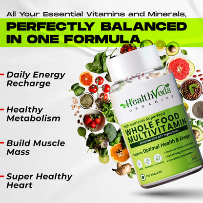 HEALTH VEDA ORGANICS PRIVATE LIMITED Whole Food Multivitamin With Natur- image 5