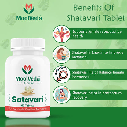 Moolveda Satavari Tablets | For Herbal & Natural Women's Wellness | Boo- image 4