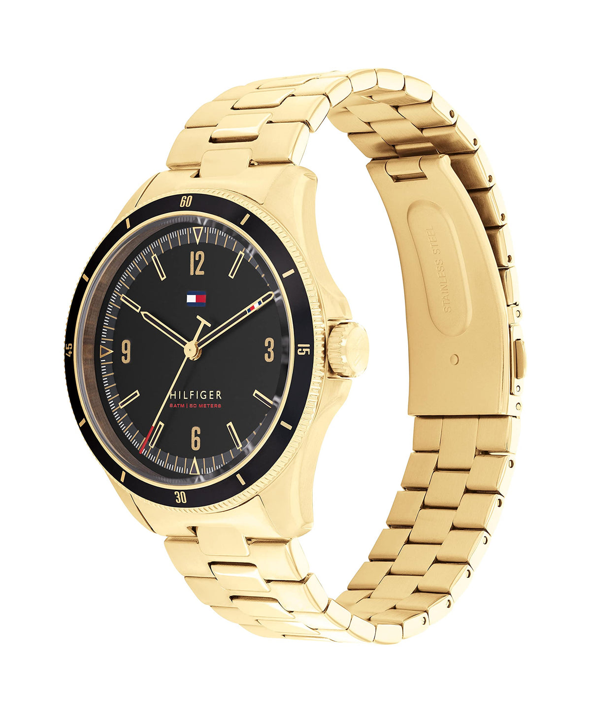 Tommy Hilfiger Black Dial Round Shaped Casual Men Analog Watch_TH1791903W