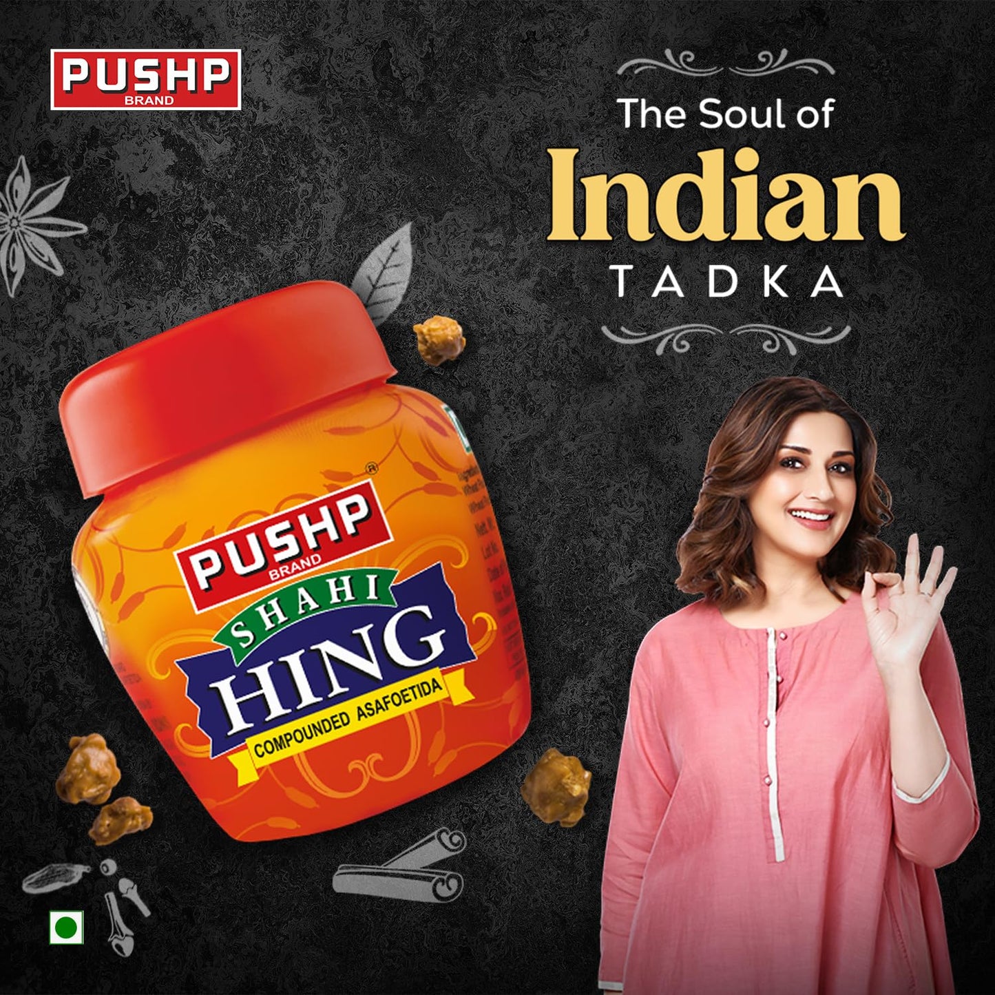 Pushp Shahi Hing | 100g | India's Strongest Hing Powder | Pure Asafoetida | Quality Blend | No Preservatives