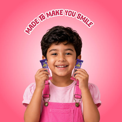 Pure Temptation Joy Strawberry Flavored Waffle Cone - Chocolates For Kids Gift Pack - 1 X 24 Pcs - Display Stand - Birthday Chocolate Gift Box For Girls & Boys - Family Chocolate Pack
