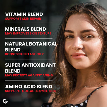 Carbamide Forte 100% Veg Collagen Builder, 90 Tablets | Plant Based Col- image 8