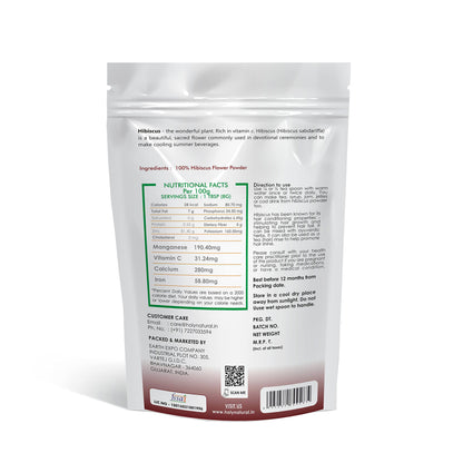 Holy Natural Hibiscus Powder (100gm), Hibiscus Sabdariffa, Rosella flow- image 4