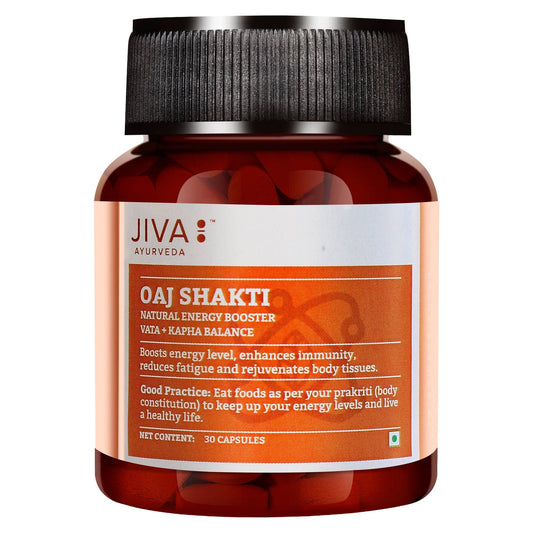 Jiva Oaj Shakti - 30 (Pack of 1) Capsules | Beneficial for physical and mental performance