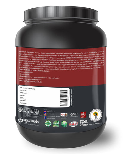 Crd Ayurveda Ultimate Protein Whey Protein Supplement - 500 G (Banana)