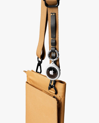 DailyObjects Amber Utility Phone Sling Bag for Women and Girls | Recycled PET Material | Crossbody Pocket Purse | Zipper Closure with Adjustable Strap | Lightweight
