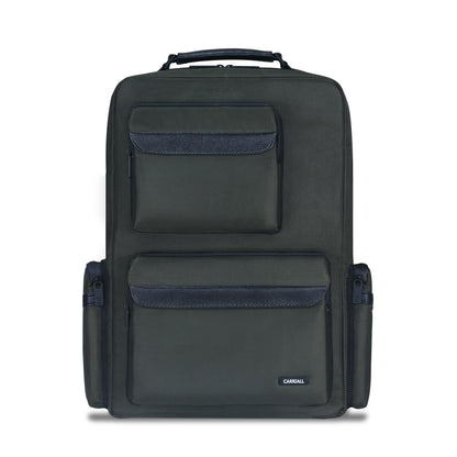 Carriall Vogue Premium Green Laptop Bag, 21.6L | Fits upto 17inch Laptop/Macbook, Water Resistant | iPhone & iPad Pockets | Laptop Backpack For Office, College & Travel | Laptop Bag For Men