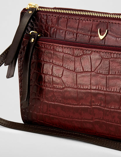 Hidesign Women Sling Bag (Red)