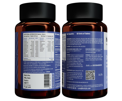 hk vitals 100% Magnesium Glycinate (1880mg) 120 Tablets | For Better Sleep Quality & Muscle Recovery with Zinc Complex (60 Tablets)