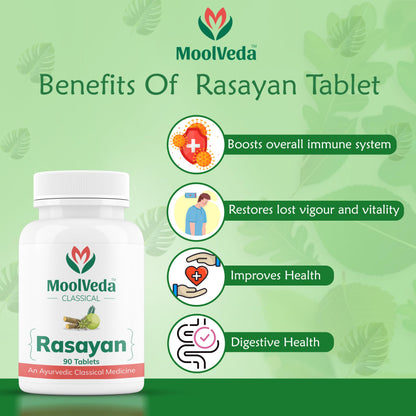Moolveda Rasayan Tablets | 90 Veg Tablets | Pack of 1- image 4